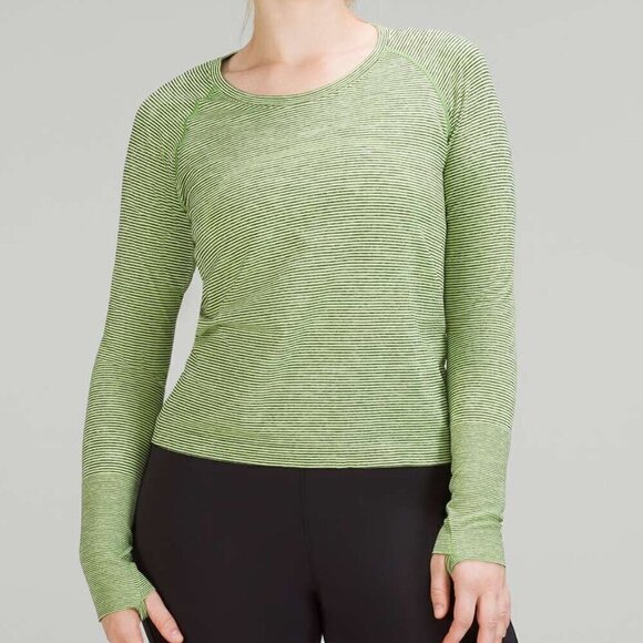 lululemon athletica Tops - Lululemon Swiftly Tech LS 2.0 *Race Length- 12 Wee Are From Space Faded Zap